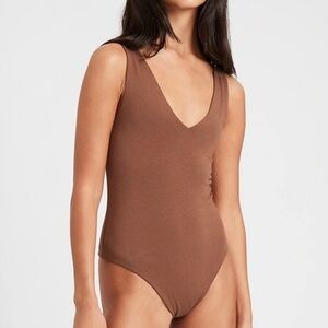 EUC Banana Republic V-neck thong bodysuit